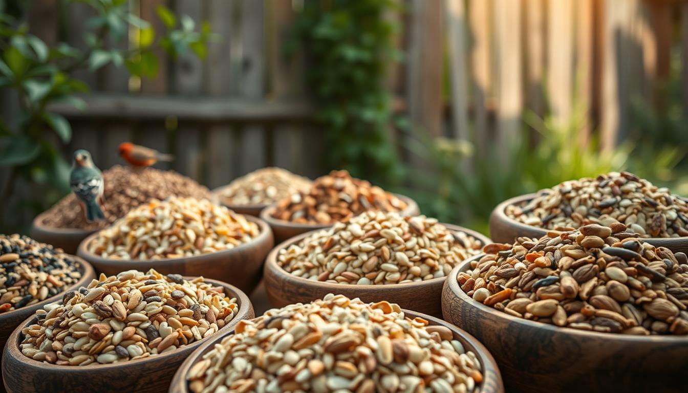 Vogelfuttermischungen für Gartenvögel